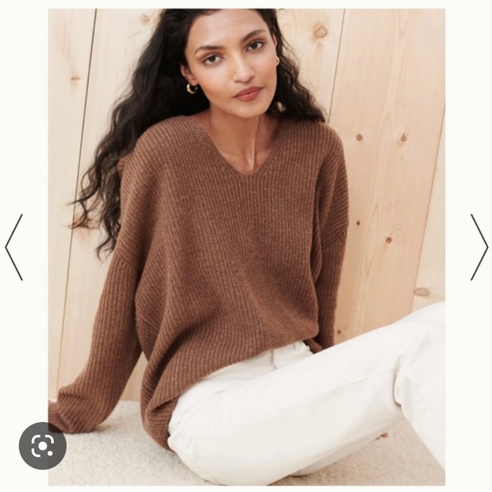 Jenni Kayne Cabin Sweater in Nutmeg